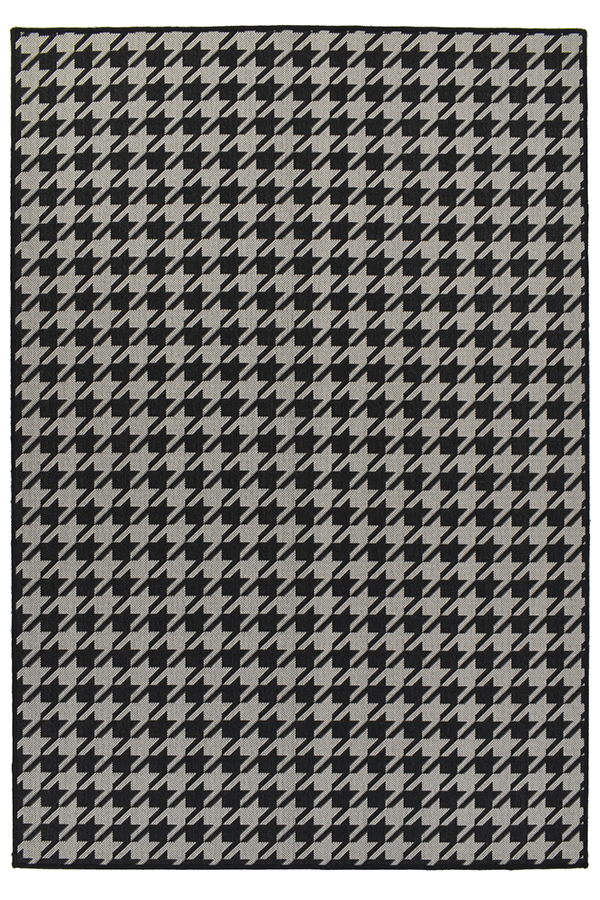 HOUNDSTOOTH BLACK